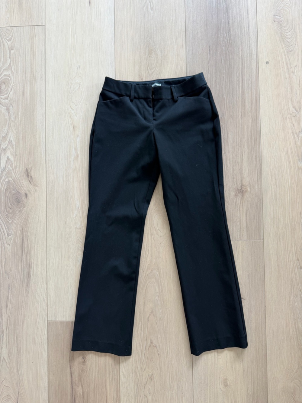 Express Black Cropped Dress Pants